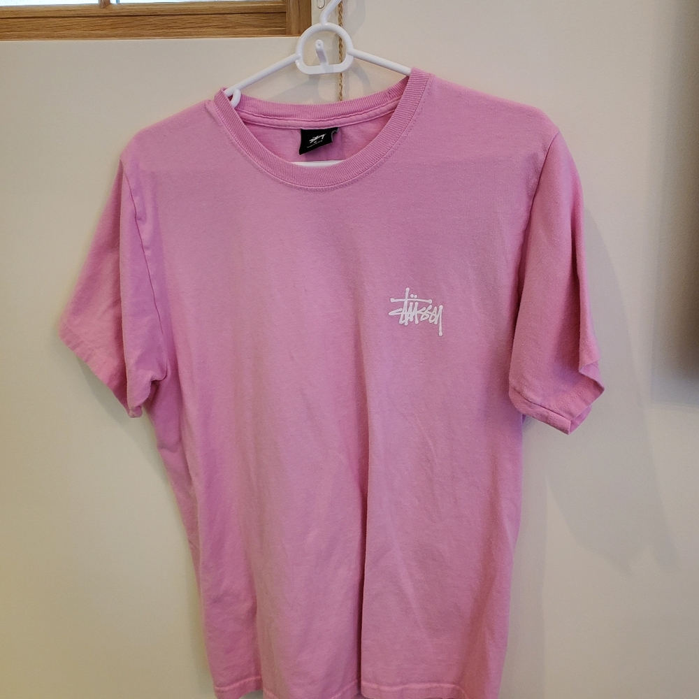 Pink stussy T Shirt